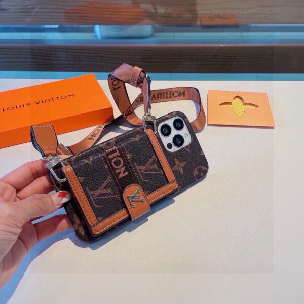 LV Classic Monogram iPhone Case • Original Leather & Authentic Pattern