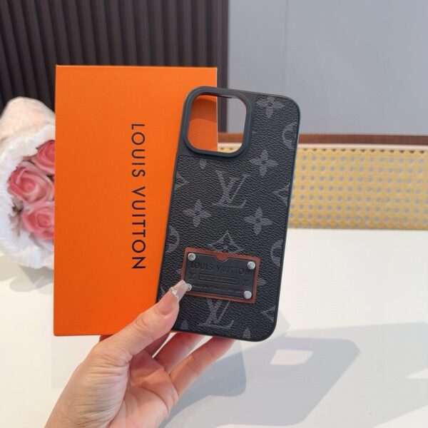 LV Classic Monogram iPhone Case • Original Leather & Authentic Pattern