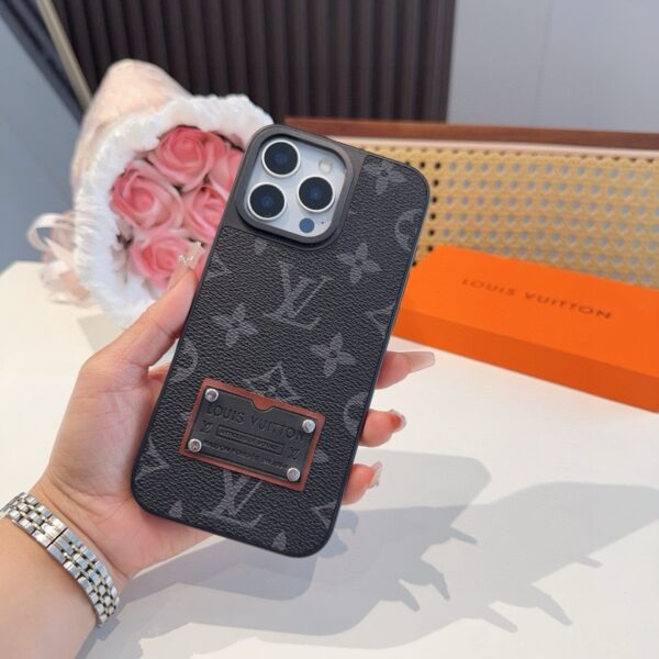 LV Classic Monogram iPhone Case • Original Leather & Authentic Pattern