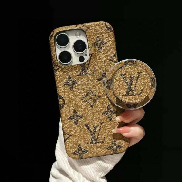 LV Classic Monogram iPhone Case • Original Leather & Authentic Pattern