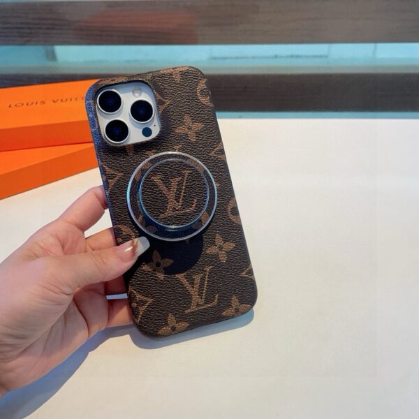 LV Classic Monogram iPhone Case • Original Leather & Authentic Pattern