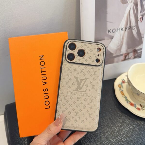 LV Classic Monogram iPhone Case • Original Leather & Authentic Pattern