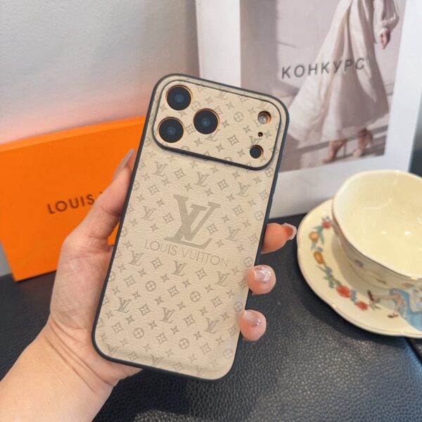 LV Classic Monogram iPhone Case • Original Leather & Authentic Pattern