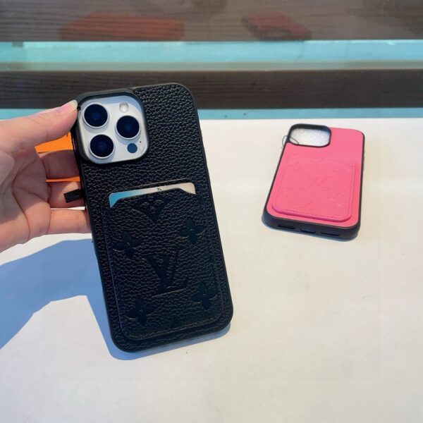 LV Classic Monogram iPhone Case • Original Leather & Authentic Pattern
