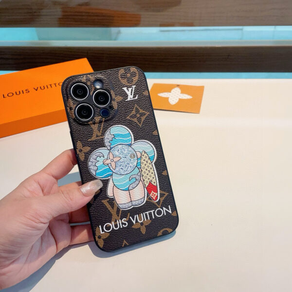 LV Classic Monogram iPhone Case • Original Leather & Authentic Pattern