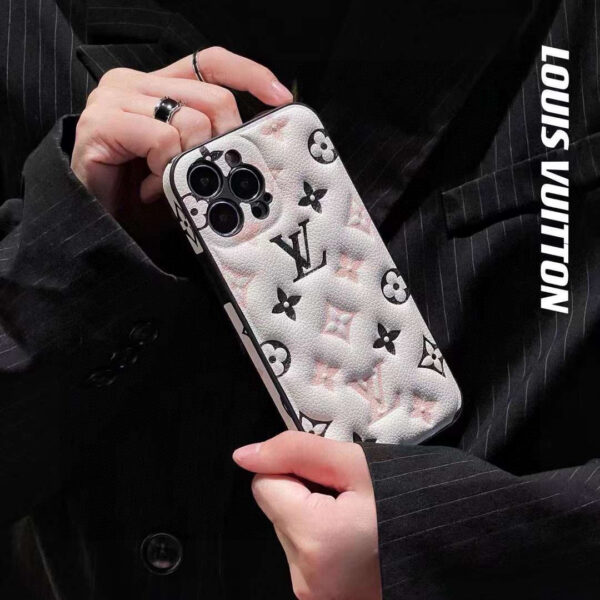 LV Classic Monogram iPhone Case • Original Leather & Authentic Pattern