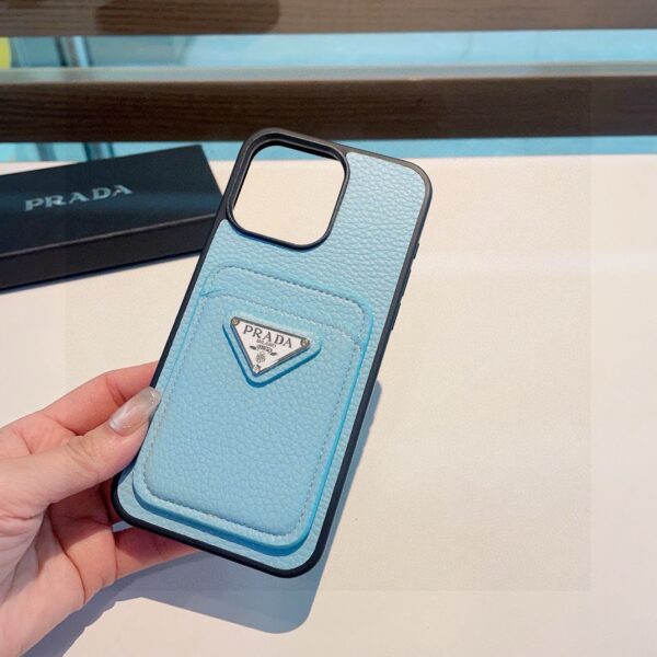 PRADA Classic Monogram iPhone Case • Original Leather & Authentic Pattern