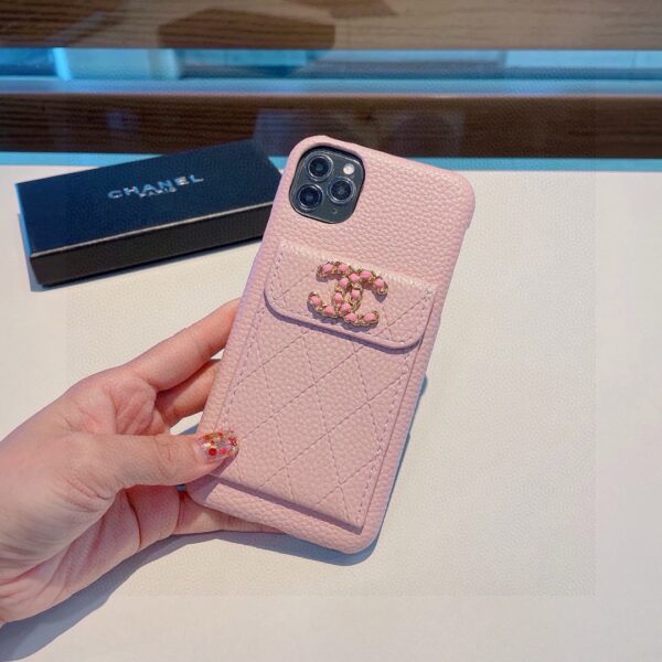 CHANEL Classic Monogram iPhone Case • Original Leather & Authentic Pattern