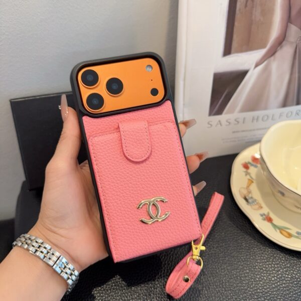 CHANEL Classic Monogram iPhone Case • Original Leather & Authentic Pattern