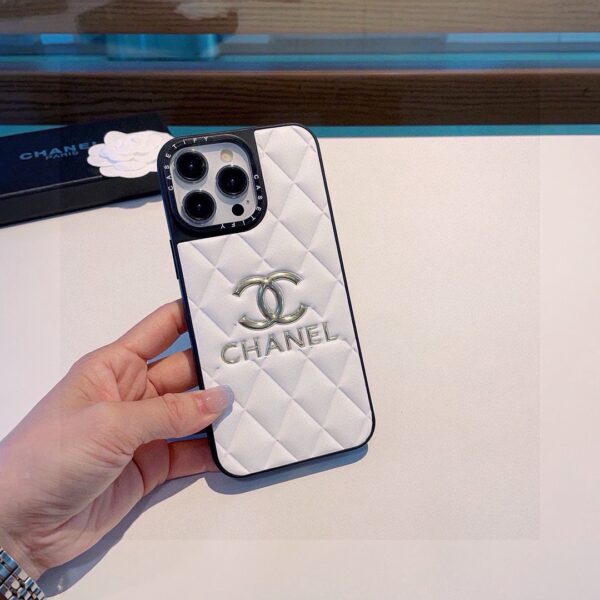 CHANEL Classic Monogram iPhone Case • Original Leather & Authentic Pattern