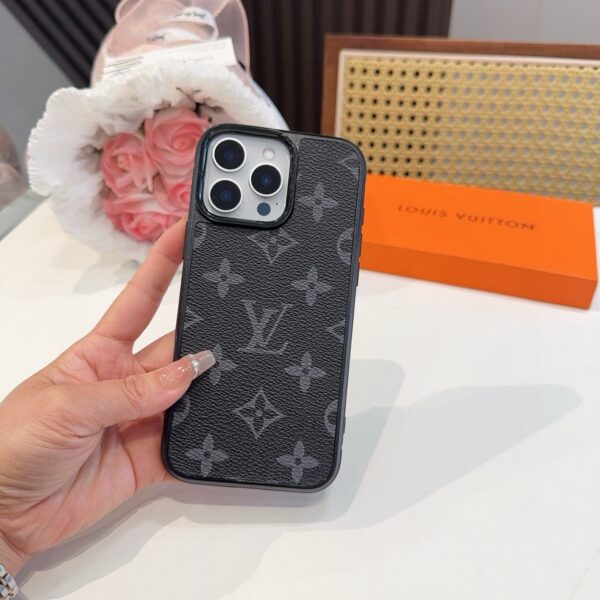 LV Classic Monogram iPhone Case • Original Leather & Authentic Pattern